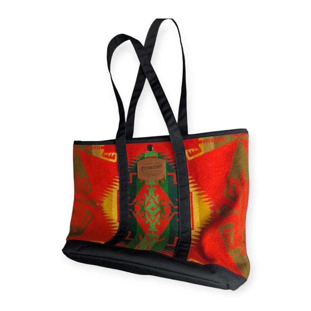 Pendleton Vintage Southewestern Aztec Navajo Native Tote Bag 90s Colorful Rare